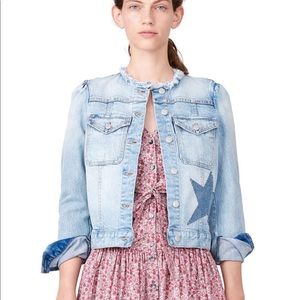 La Vie Rebecca Taylor Star Denim Jacket